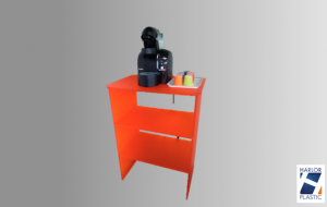 CONSOLE HARLOR PLASTIC FABRICATION SUR MESURE MEUBLE PLASTIQUE DESIGN MOBILIER PLEXI TABLE BUREAU EQUIPEMENT STAND SALLE DE REUNION SHOWROOM CONSOLE PLEXI PUPITRE DE CONFÉRENCE PLEXI AUVERGNE RHONE ALPES LOIRE 42 SAINT ETIENNE LYON 69 FRANCE LA TALAUDIERE