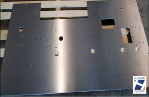 Harlor plastic usinage plaque en aluminium sur mesure
