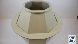 TONNEAU EN PPH POUR TRAITEMENT DE SURFACE