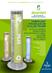 Harlor Plastic- collecteur piles usagées- collecteur pour l'environnement