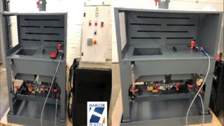 Cuve plastique avec matériel pour traitement de surface