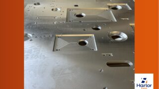 USINAGE DE GRANDE PLAQUE ALUMINIUM FRAISEE