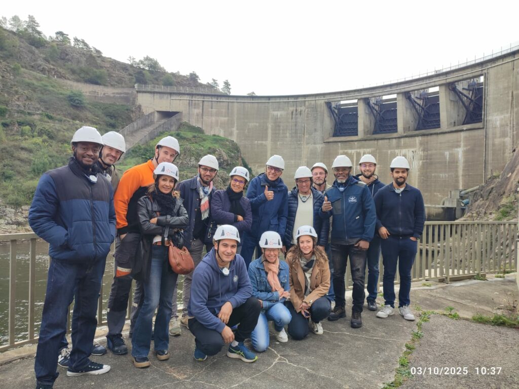 HARLOR VISITE LE BARRAGE DE GRANGENT 